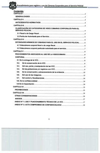 Manual De Procedimiento Para El Registro Y Uso De Videocamaras