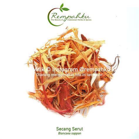 Jual New Arrival Rempahku Kayu Secang Serut 1Kg Herbal Secang Iris