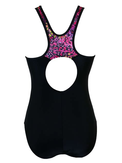 Buy Pour Moi Black & Pink Energy Chlorine Swimsuit from the Next UK