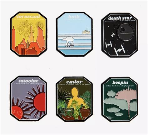 Star Wars Planets Blind Box Pin Set At Hot Topic Disney Pins Blog