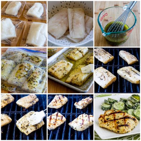 Grilled Cod with Garlic, Basil, and Lemon – Kalyn's Kitchen