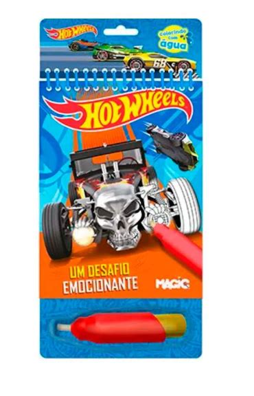 Livro Aquabook Hot Wheels Comprar Em Kd Toys