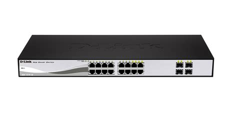 D Link DGS 1210 16 16 Port Gigabit Smart Switch With 4 Combo SFP Ports