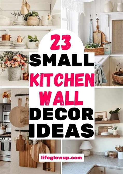 stylish small kitchen wall decor ideas  elevate  space life