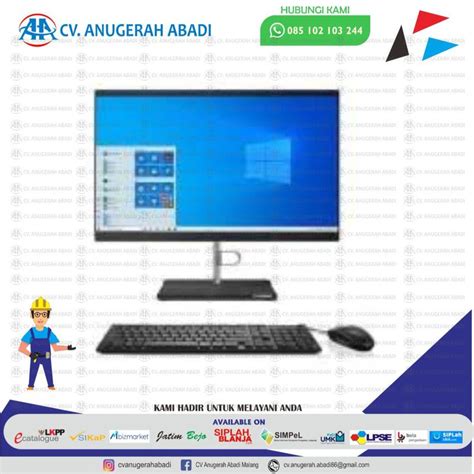 PC LENOVO AIO V50A-24IMB BLACK