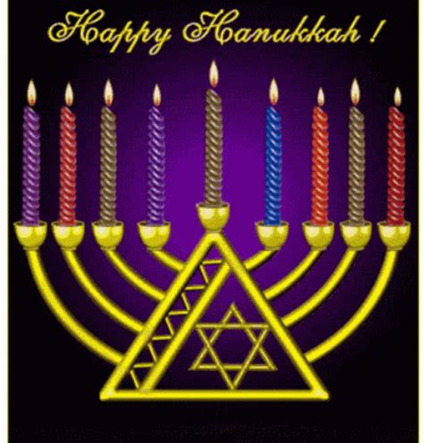 Happy Hanukkah Chanukah GIF - HappyHanukkah Chanukah Candles - Discover & Share GIFs