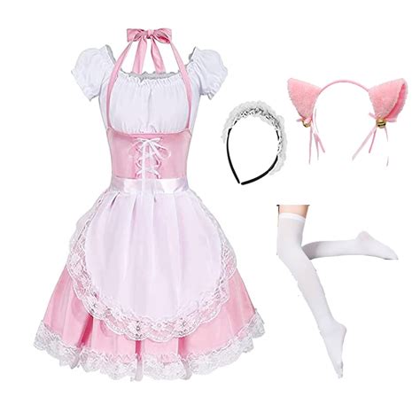 Buy maxToonrain Women's French Maid Costume Maid Fancy Dress Anime