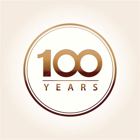 100 anos para eventos de celebração, data comemorativa de aniversário ...