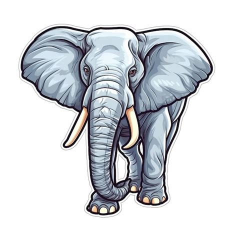 Premium AI Image | An elephant with tusks on it