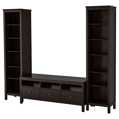 HEMNES TV Möbel Kombination schwarzbraun IKEA Deutschland