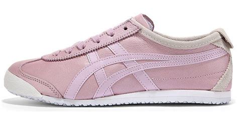 onitsuka tiger mexico  shoes pink  purple lyst