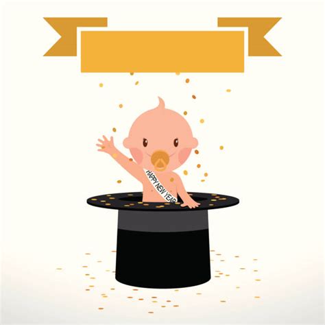 Best Baby New Year Illustrations, Royalty-Free Vector Graphics & Clip