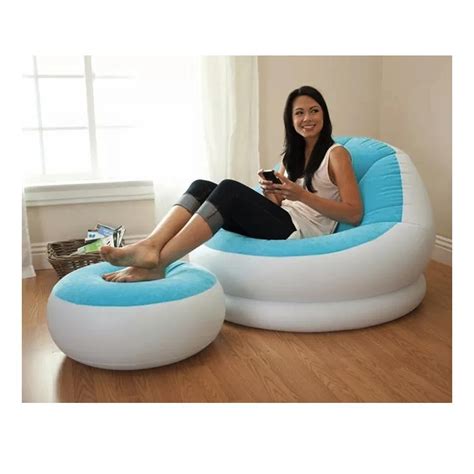 Sillon Inflable Con Apoya Pies 68572 Intex Carulla