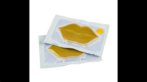 Коллагеновая маска для губ с БИО-золотом - YouTube