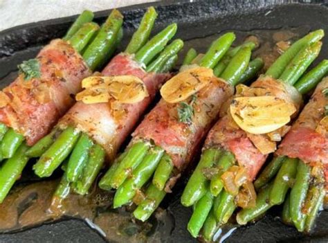 Fagots De Haricots Verts Au Bacon WW Plat Et Recette