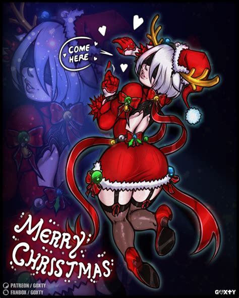 2B Merry Christmas By Goxty Hentai Foundry