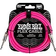 Amazon Ernie Ball Flex Instrument Cable Straight Straight 10ft Pink