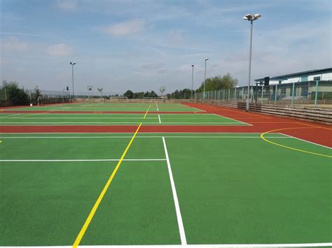 tennis court painting  lincolnshire sports surface painting