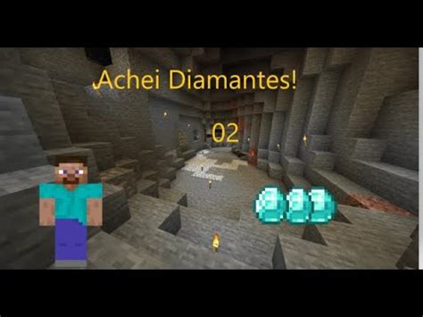 Achei Diamantes Minecraft 2 YouTube