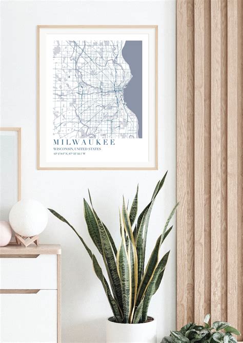 Printable Map of Milwaukee, Detailed Map of Milwaukee, Map of Milwaukee