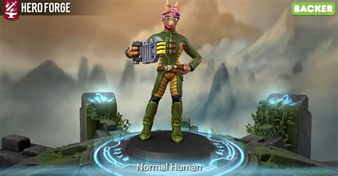 Normal Human - made with Hero Forge