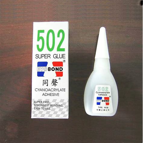 High Quality 502 Super Glue 20g EVO Bong Multi Function Glue Genuine Cyanoacrylate Adhesive ...