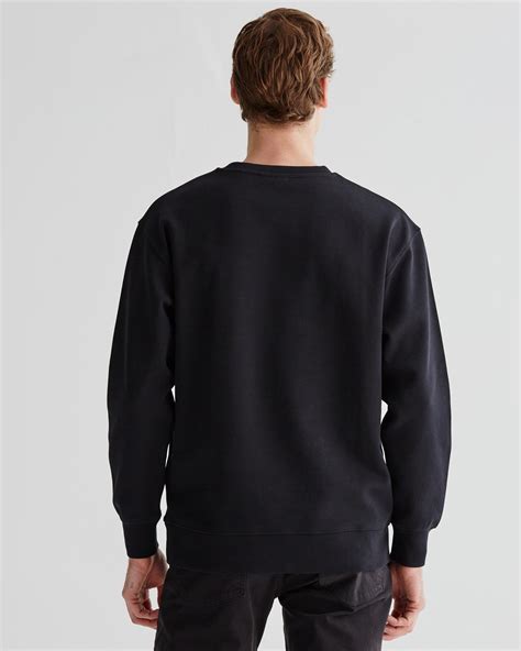 Gant Erkek Siyah Regular Fit Bisiklet Yaka Sweatshirt T S