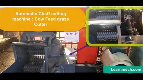 Chaff Cutting Machine Cow Feeding Grass Cutting Machine Youtube