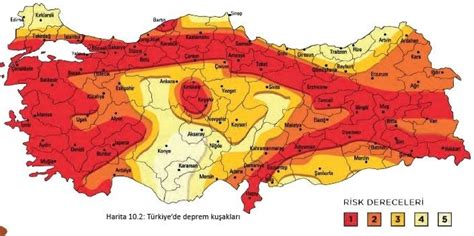 T Rkiye De Deprem Riski En Az Olan Iller Ve Il Eleri Neler T Rkiye