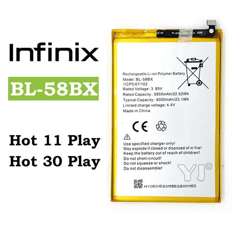 infinix hot  play hot  play battery bl bx shopee philippines