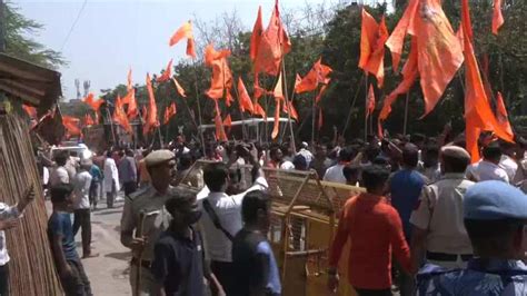 Ram Navami Procession Held In Jahangirpuri Despite Delhi Police Denial