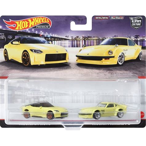 Set Masinute Metalice Hot Wheels Premium Pack Hff Nissan Z Proto Si Nissan Fair Lady