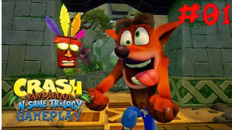 Crash Bandicoot N Sane Trilogy Gameplay N Sanity Beach And Jungle