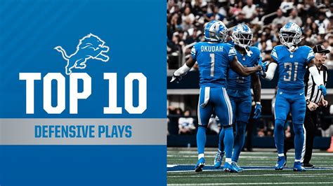 Top 10 Defensive Plays – 2022 Season | Detroit Lions – MotownLions.com