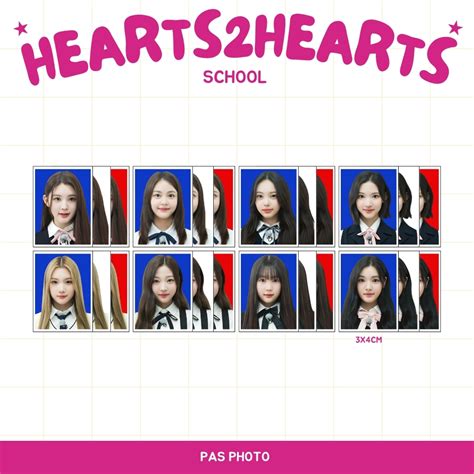 jual pas foto heartshearts   pcs id photo kpop unofficial hh