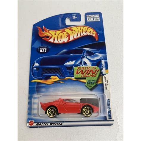 Hot Wheels Lancia Stratos First Edition Shopee Vi T Nam