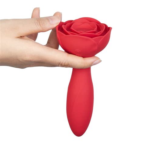 Rosa Frequency Inflatable Vibrating Anal Plug Prostate Massager