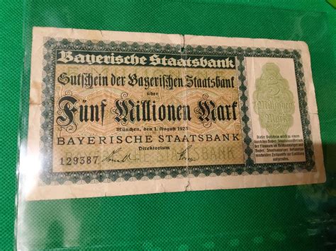 Banknoten Deutschland Bayerische Staatsbank Kaufen Auf Ricardo