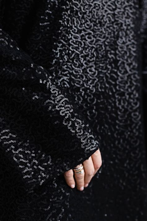 Платье с пайетками – Черное | KTSPORT