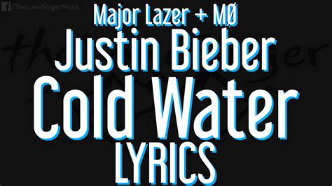 Major Lazer Justin Bieber And MØ Cold Water Lyrics Piano Youtube