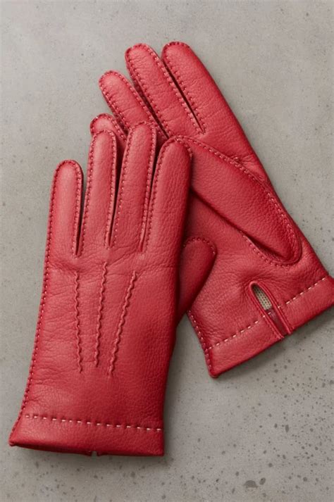 Женские перчатки | По суше | Leather gloves, Deerskin leather, Womens ...