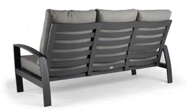 Tierra Outdoor Loungebank Valencia 3 Zits Charcoal Kopen Tuincentrum