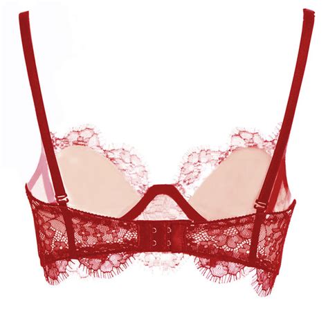 Seduction Red Lace Balconette Bra Akiko Ogawa Lingerie