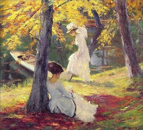 Automne Par Les Grands Peintres Edward Cucuel Automne