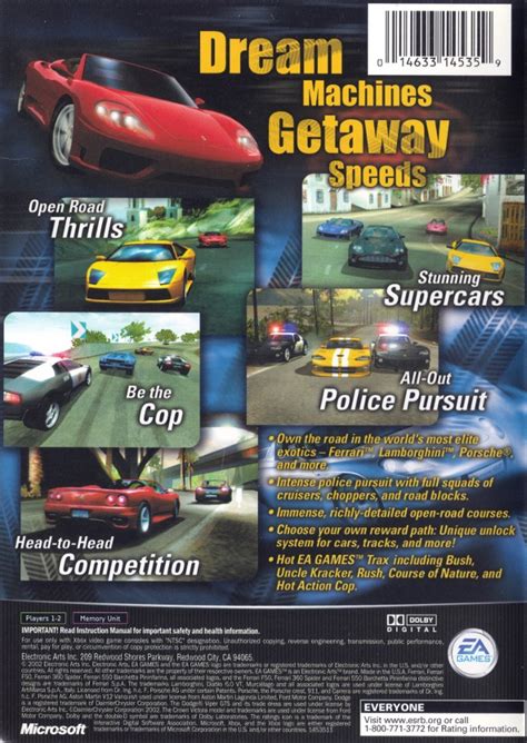 Need For Speed Hot Pursuit Boxarts For Microsoft Xbox The Video Games Museum
