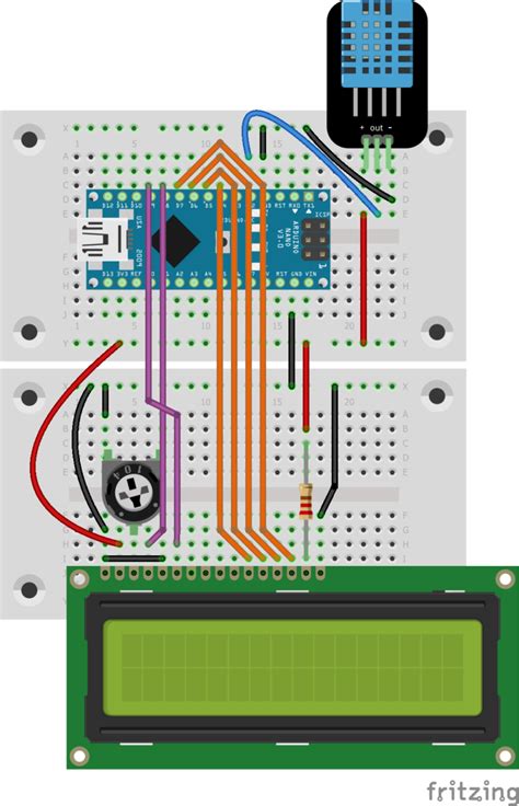 Temperatur Und Luftfeuchtigkeit Messen Und Anzeigen Mit Dem Arduino