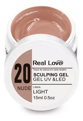Gel De Unha Real Love Light Sculping Nude Ml MercadoLivre