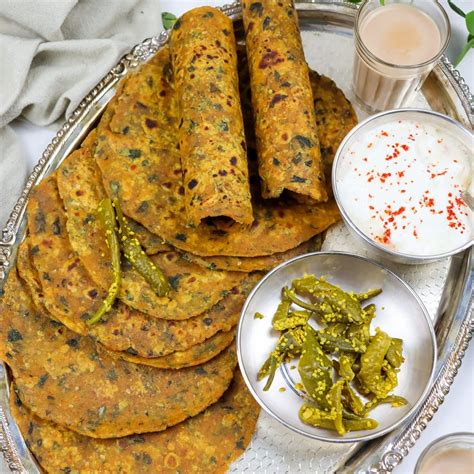 Gujarati Methi Thepla Herbivore Cucina Methi Thepla 57 Off