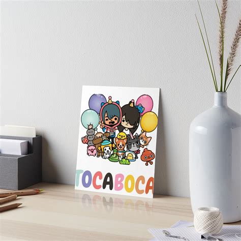 Toca Boca Characters Baby Art Board Print By UstomCreation Redbubble