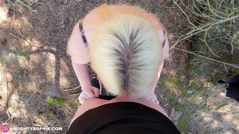 I Got Horny While Hiking So I Sucked His Cock In The Woods Amateur Porn Feat Naughty Sophie